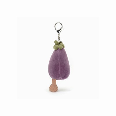 Jellycat Vivacious Vegetable Aubergine Tas Bedeltje | LN6098157